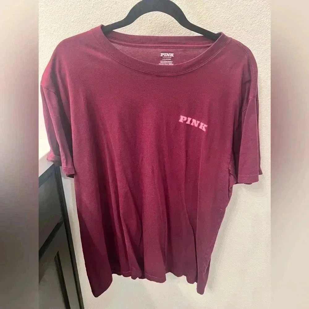PINK Campus cotton tee (nwot) size large